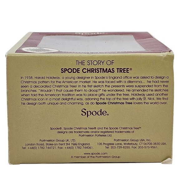 Spode Christmas Tree Ornament 2011 Bell With Santa Handcrafted NIB Holiday Decor - Picture 7 of 10